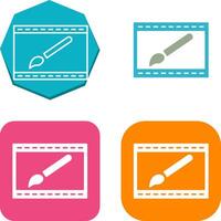 Unique Website Design Icon Design vector