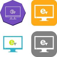 Unique Pay Per Click Icon Design vector