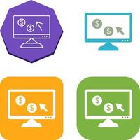 Unique Pay Per Click Icon Design vector