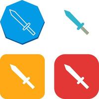 Unique Sword Icon Design vector