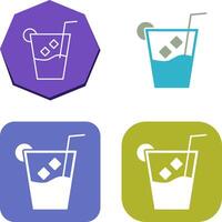 Unique Whiskey Sour Icon Design vector