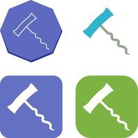 Unique Corkscrew Icon Design vector