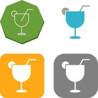 único bebidas icono diseño vector