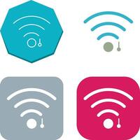 Unique WiFi Sign Icon Design vector