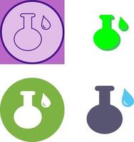 Acidic Liquid Icon Design vector