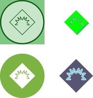 Danger of Welding Flash Icon Design vector