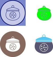 Cookie Jar Icon Design vector