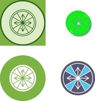 Roulette with Arrow Icon Design vector