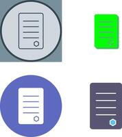 Unique Reports Icon Design vector