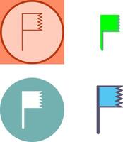 Unique Flag Icon Design vector