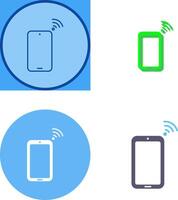 Unique Connected Device Icon Design vector