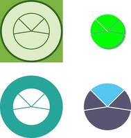 Pie Chart Analysis Icon Design vector