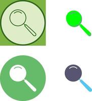 Unique Magnifier Icon Design vector