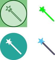 Unique Magic Icon Design vector