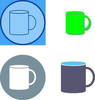 Coffee Mug Icon Design vector