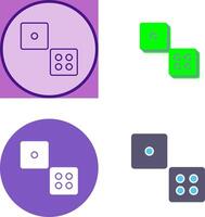 Dice Icon Design vector