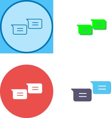 Unique Messages Icon Design