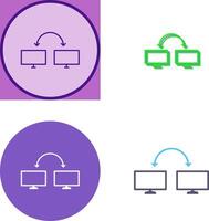 Unique Connected Systems Icon Design vector