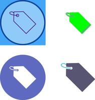 Unique Tag Icon Design vector