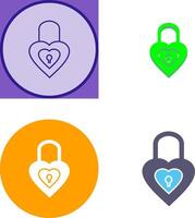 Unique Lock Icon Design vector