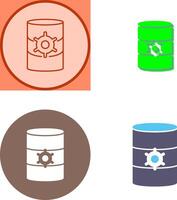 Unique Database Management Icon Design vector