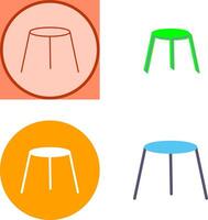 Unique Stool Icon Design vector