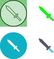 Unique Sword Icon Design vector