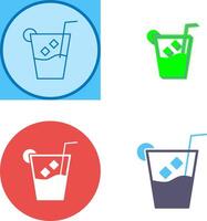 Unique Whiskey Sour Icon Design vector