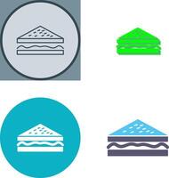 Unique Sandwich Icon Design vector