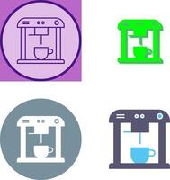 Unique Coffee Machine Icon Design vector