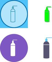 Unique Oxygen Tanks Icon Design vector