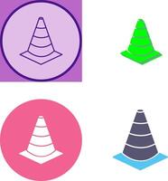 Unique Cone Icon Design vector