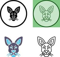 Kangaroo Icon Design vector