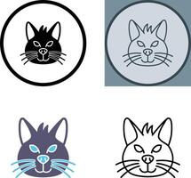 gato icono diseño vector