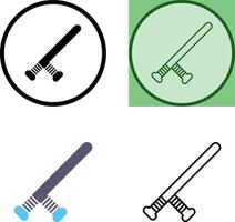 Baton Icon Design vector