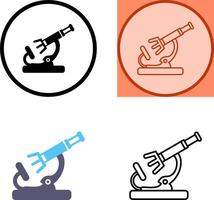 Microscope Icon Design vector