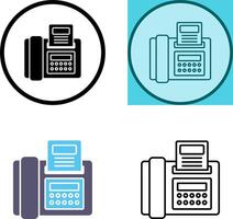 Fax Icon Design vector