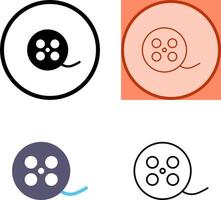 Reel Icon Design vector