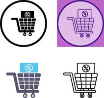 Shopping Tax Icon vector