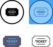 Tickets Icon Design vector