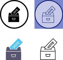 Casting Vote Icon vector