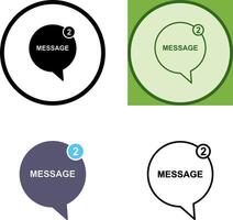 Message Bubbles Icon vector