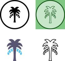 Coconut trees Icon vector