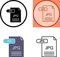 JPG Icon Design vector