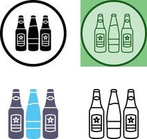 Beer Bottles Icon vector