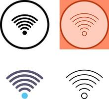 Signal on User Icon vector