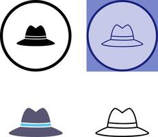 diseño de icono de sombrero vector