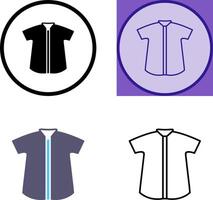 Check Shirt Icon vector