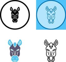 diseño de icono de caballo vector