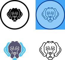 Dog Icon Design vector
